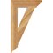 Ekena Millwork Traditional Traditional Rough Sawn Bracket, Western Red Cedar, 4"W x 18"D x 30"H BKT04X18X30TRA01RWR - alternate 4